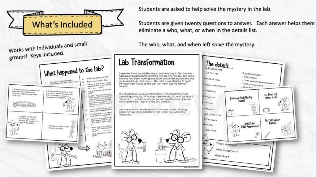 Protein Synthesis Lesson Plan